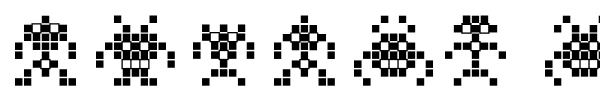 Binary Soldiers font preview